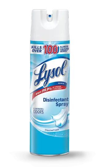 LYSOL Spray désinfectant multisurfaces et linge parfum frais 400ml