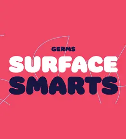 Text saying "surface smarts"