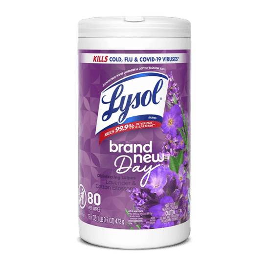 Lysol® Disinfecting Wipes Brand New Day Lavender and Cotton Blossom