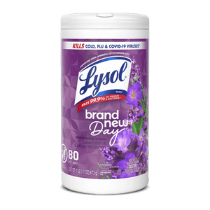 Lysol® Disinfecting Wipes Brand New Day Lavender and Cotton Blossom