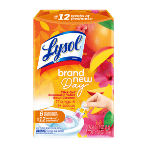 LYSOL® Automatic Toilet Bowl Cleaner - Click Gel Brand New Day™ Mango & Hibiscus
