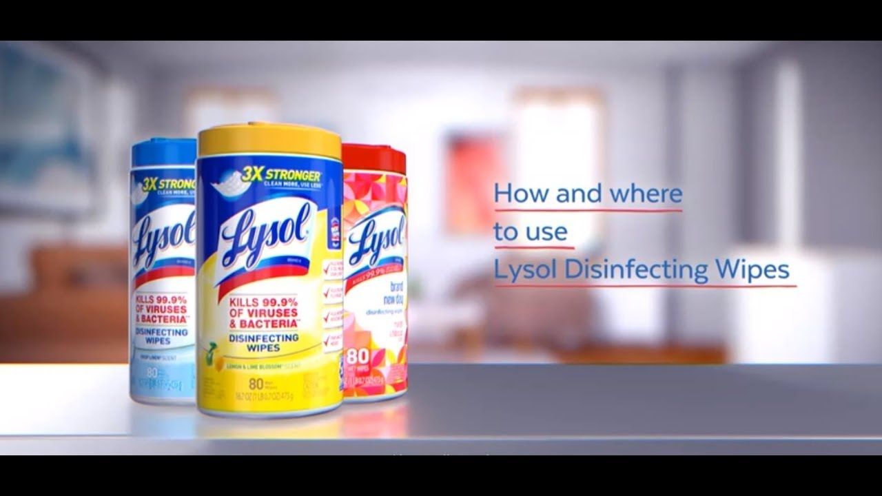 How and where to use Lysol Disinfecting Wipes