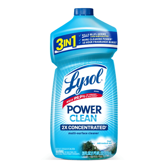 LYSOL® Multi-Surface Cleaner 2X Concentrated - Pourable Cool Adirondack Air 28 oz.
