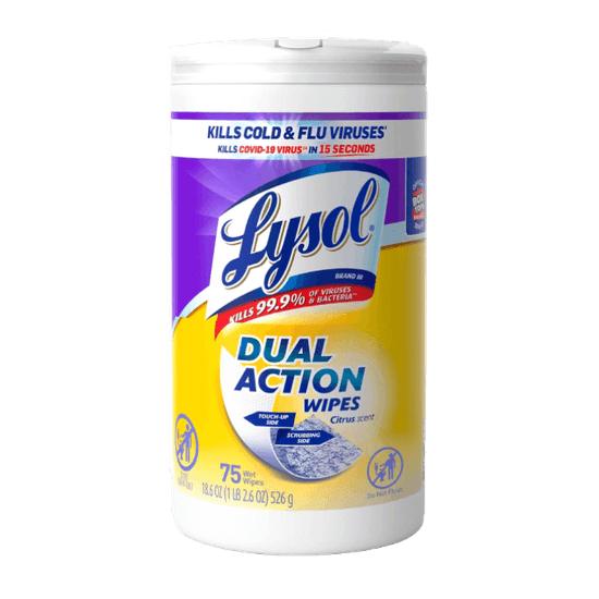 Lysol® Dual Action Disinfecting Wipes