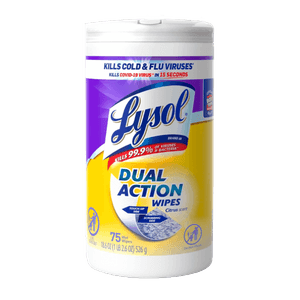 Lysol® Dual Action Disinfecting Wipes