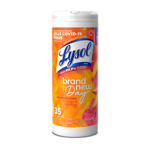 LYSOL® Disinfecting Wipes - Brand New Day™ Mango & Hibiscus 35 ct.