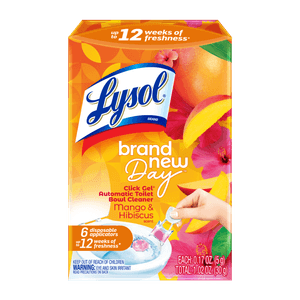 LYSOL® Automatic Toilet Bowl Cleaner - Click Gel Brand New Day™ Mango & Hibiscus