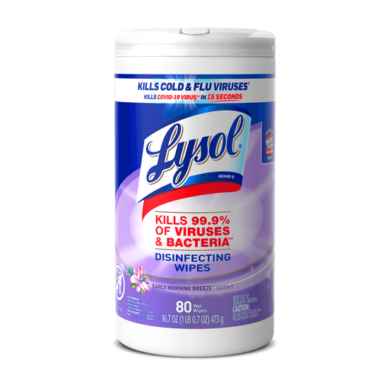 LYSOL® Disinfecting Wipes - Early Morning Breeze 80 ct.